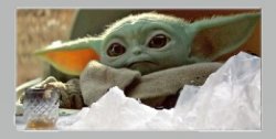Cocaine Baby Yoda Meme Template