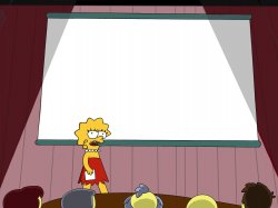 Lisa Simpson Presents in HD Meme Template