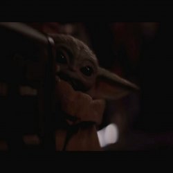 Baby Yoda hiding Episode 6 Meme Template