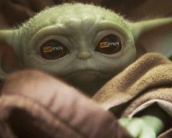 Baby Yoda Porn Hub Meme Template