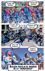 Saya de la “Democracia” Meme Template