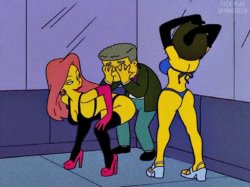 FLANDERS AND THE STRIPPERS Meme Template