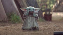 Baby Yoda Sipping Soup PC Meme Template