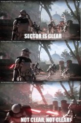 Sector not clear Meme Template
