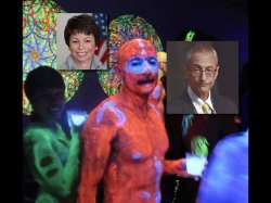 podesta jarrett body paint smocking Meme Template