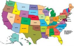 USA map Meme Template