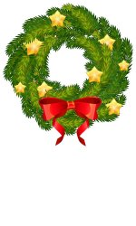 Christmas Wreath Ribbon Meme Template