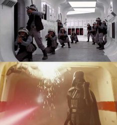 Darth Vader vs Rebels Meme Template