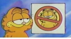 Garfield anti Garfield Meme Template