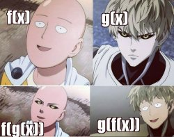 Saitama and Genos Meme Template