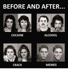 coke alcohol crack blank Meme Template