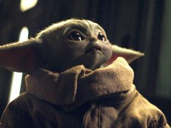 Upset Baby Yoda Meme Template