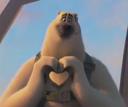 Heart bear penguins movie Meme Template