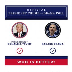 Trump vs.Obama Meme Template