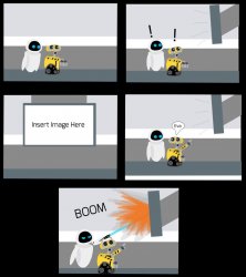 Wall-e and E.V.E Meme Template