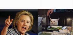 Smudge and Hillary Meme Template