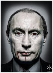 Vladimir Putin evil vampire Meme Template