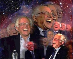 Bernie Laughing Meme Template