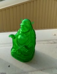 Buddha Shrek Meme Template