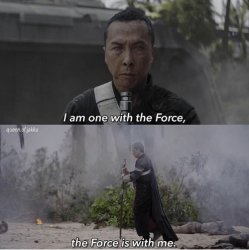 I am one with the Force the Force is with me Meme Template