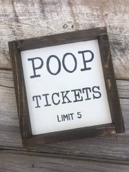 Bathroom tickets Meme Template