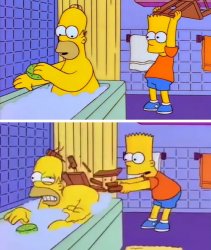 Simpsons Chair Meme Template