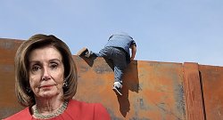 Nancy Pelosi at the Southern Border Wall Meme Template