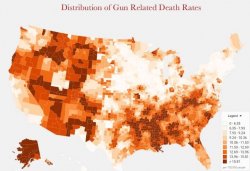 Gun related deaths by county Meme Template
