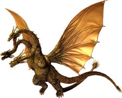 Transparent Hesiei Ghidorah Meme Template