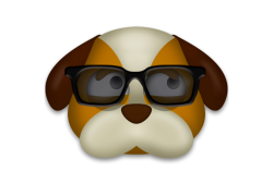 Dog with glasses Meme Template