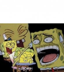 Spongebob Laughing Meme Template
