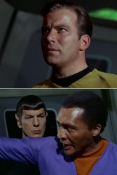 Kirk Spock Daystrom Meme Template