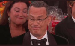 Tom Hanks Golden Globes Meme Template