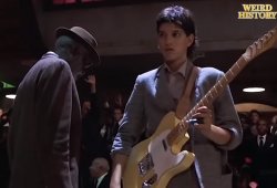 Ralph Macchio playing guitar Meme Template