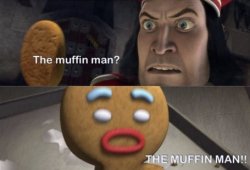 The muffin man Meme Template