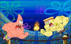 Sponge vs Patrick Meme Template