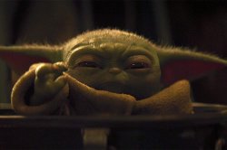 Baby Yoda Force Choke Meme Template