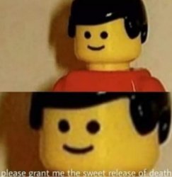 LEGO death Meme Template