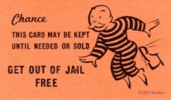 Get out of Jail Free Card Meme Template