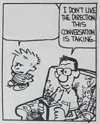 Calvin's dad Meme Template