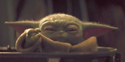 Baby Yoda Force Chokes Meme Template