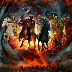 Four Horsemen of the Apocalypse Meme Template