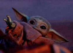Baby Yoda Grab Meme Template