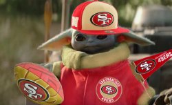 Baby Yoda 49ers Fan Meme Template
