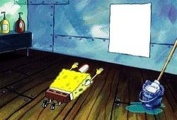Spongebob bows down Meme Template