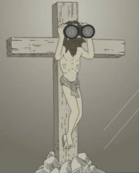 Christ is watching Meme Template