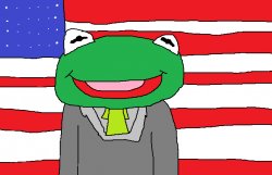 Kermit running for President Meme Template