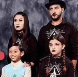 Goth Family Meme Template