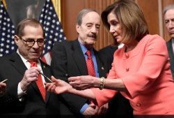 Nadler impeachment pen Meme Template