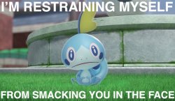 Sobble angry Meme Template